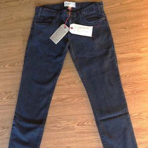 Current Elliott NWT The Roller Black Low Rise Jeans - USA - Size 25 - MSRP $208